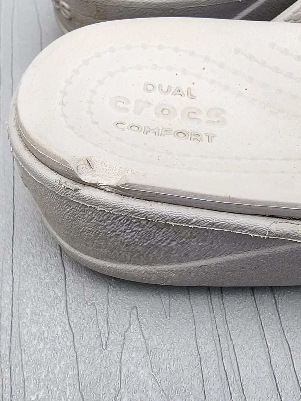Crocs Boca LiteRid Grey, PRICED TO SELL